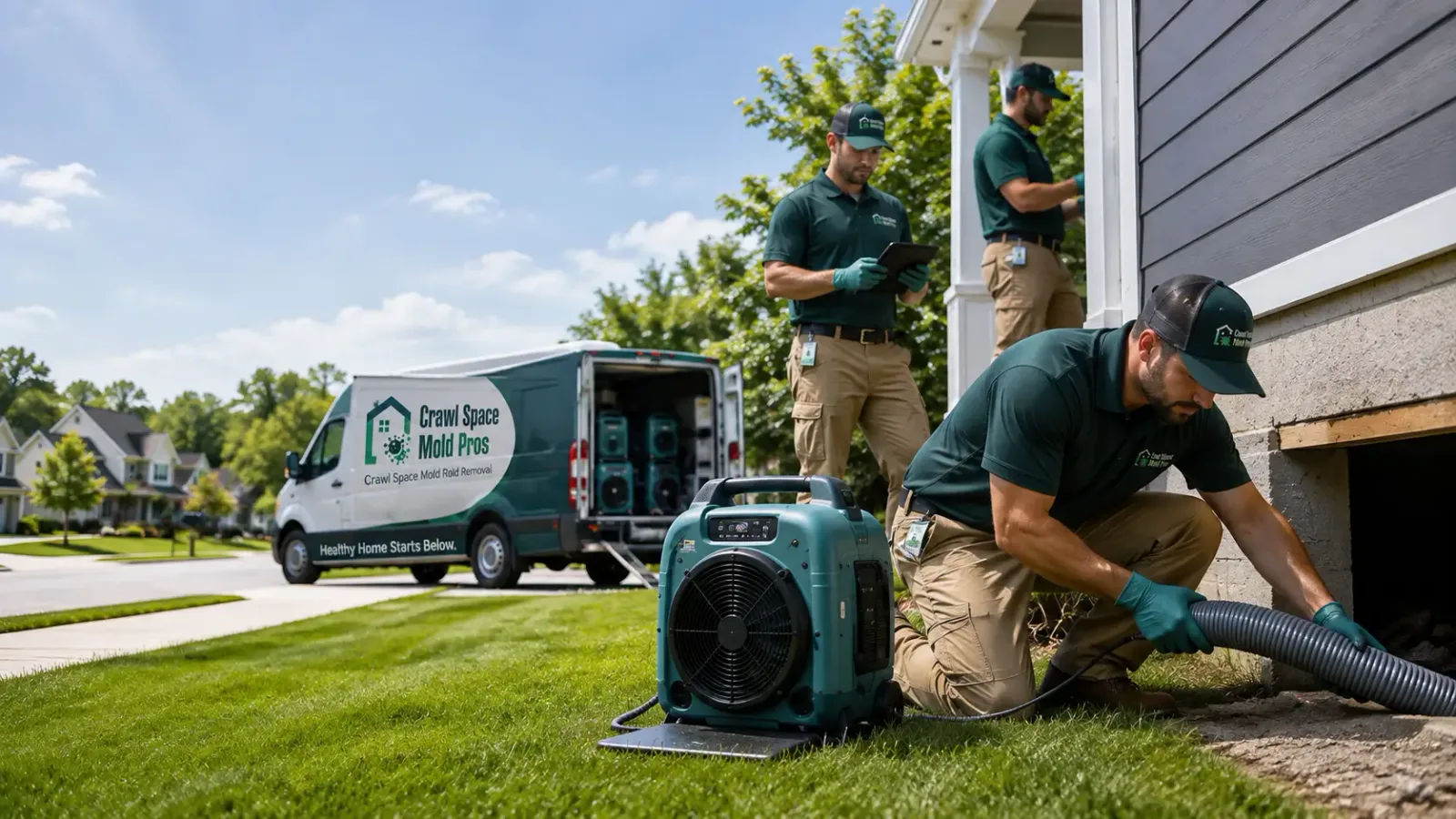 Crawl Space Mold Removal in Shumway, IL